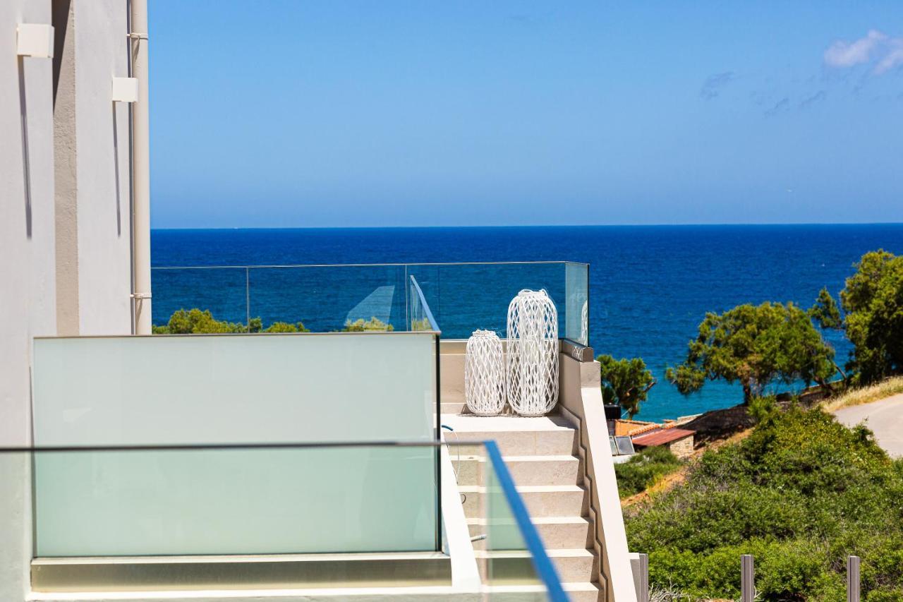 Lagoon Seaside Villa, Sumptuous Retreat,By Thinkvilla Pánormos 外观 照片